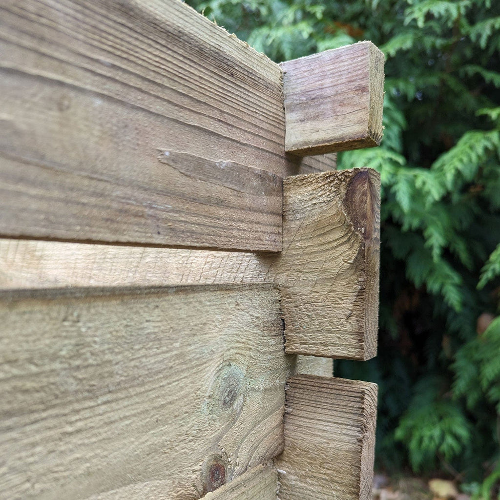 893 Litre Large Wooden Compost Bin – Slatted Airflow Composter